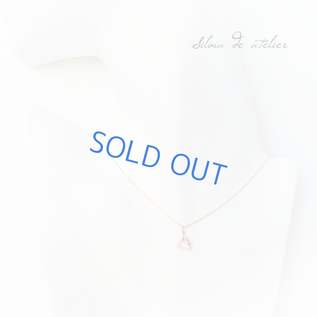 画像4: ミニ ピンクシェルフラワー 14kgfネックレス (4)