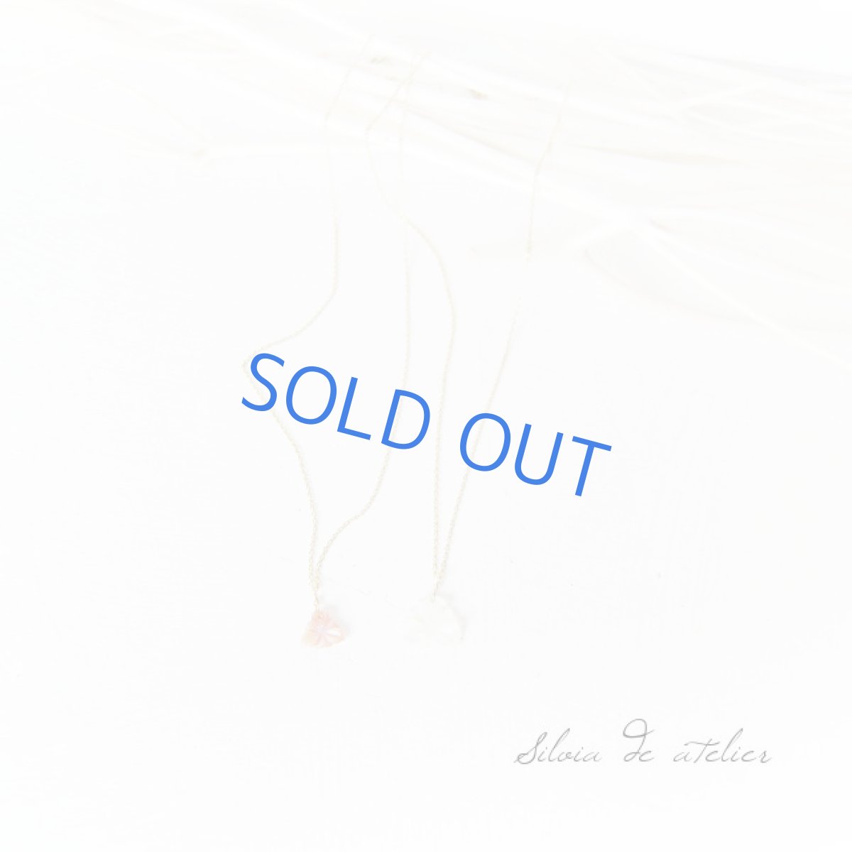 画像5: ミニ ピンクシェルフラワー 14kgfネックレス (5)