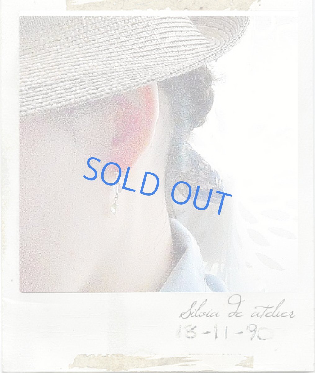 画像4: ペリドット&アメジスト コインカット 14kgfピアス (4)