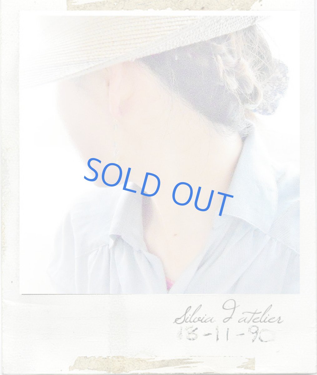 画像5: SunFlower♪ アパタイトオーバル 14kgfピアス (5)