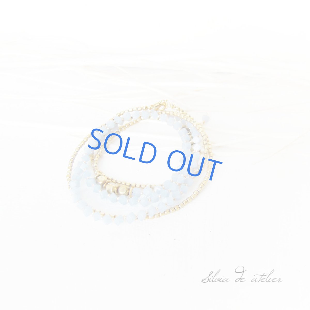 画像2: エンジェライトダイスカット　マットゴールドロングネックレス (2)