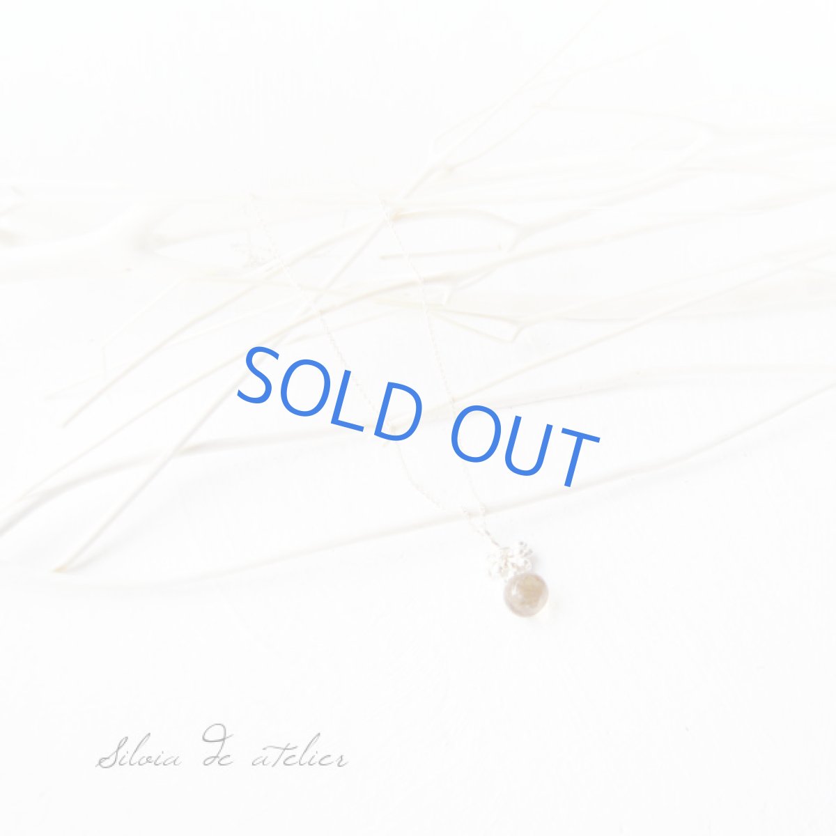 画像4: 大粒オニオンドロップ　ブランデークォーツ　silver925ネックレス (4)