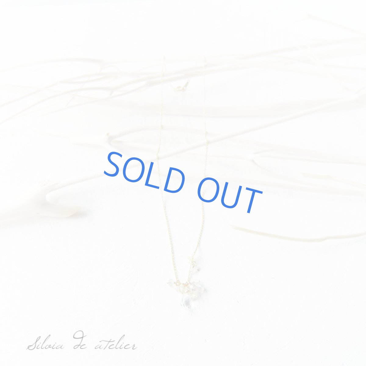 画像4: クリスタルジェム×イエローアクアマリン　14kgfネックレス (4)