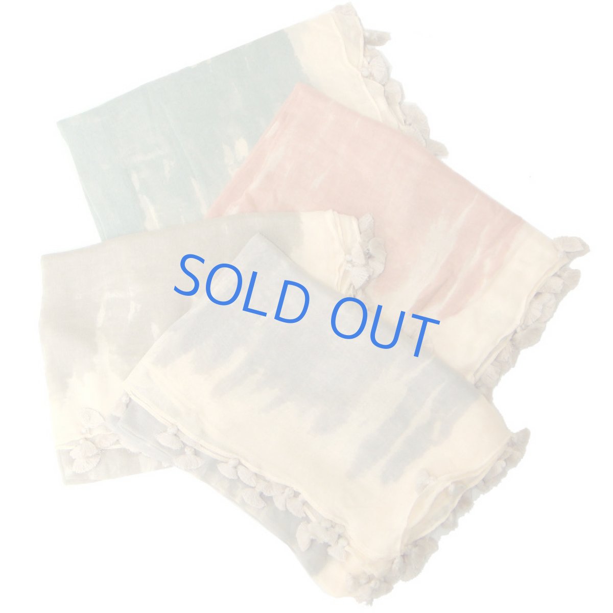 画像5: モカ　ペイントタッセル　フンワリストール (5)