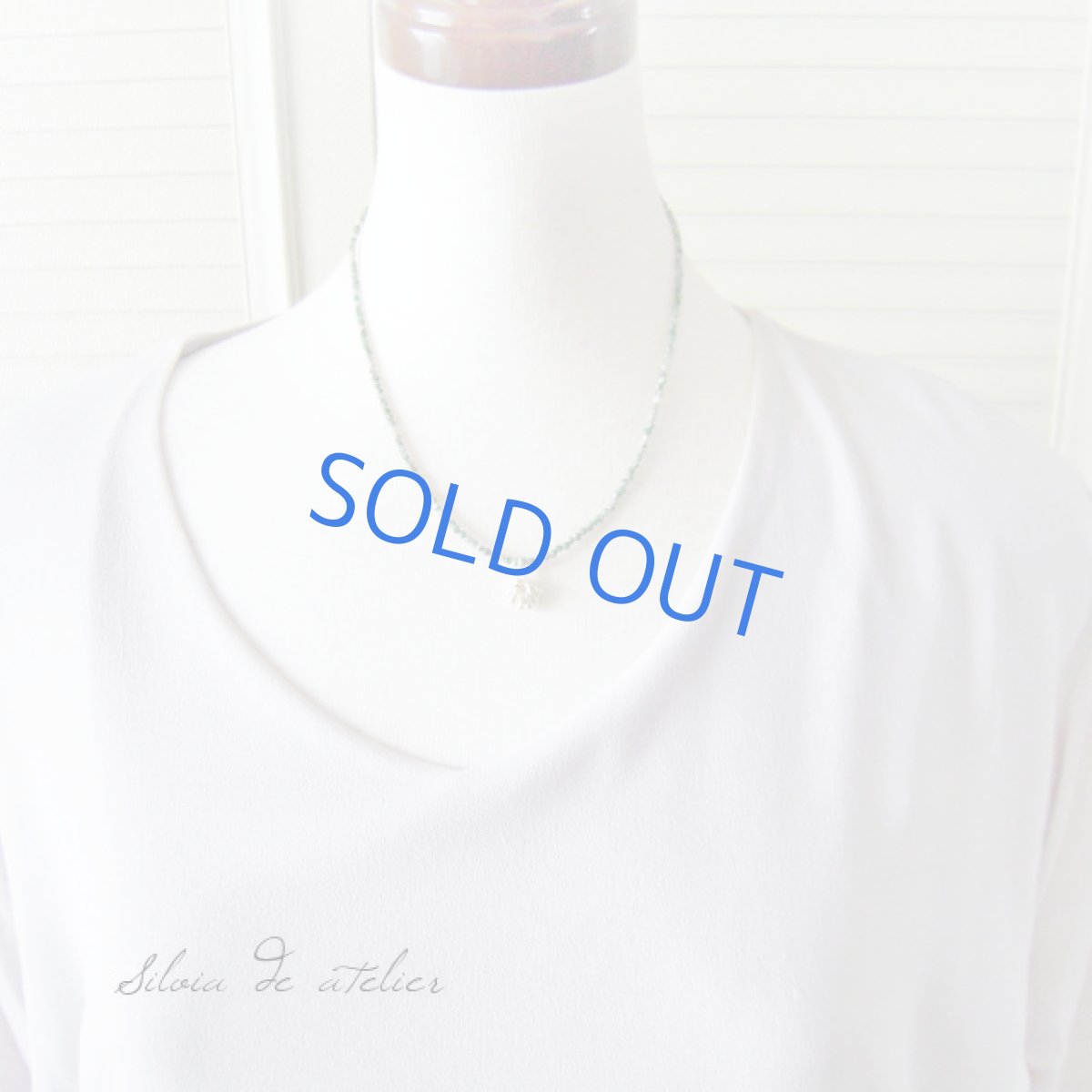 画像4: ソーシュライト カレンシルバー ショートネックレス (4)