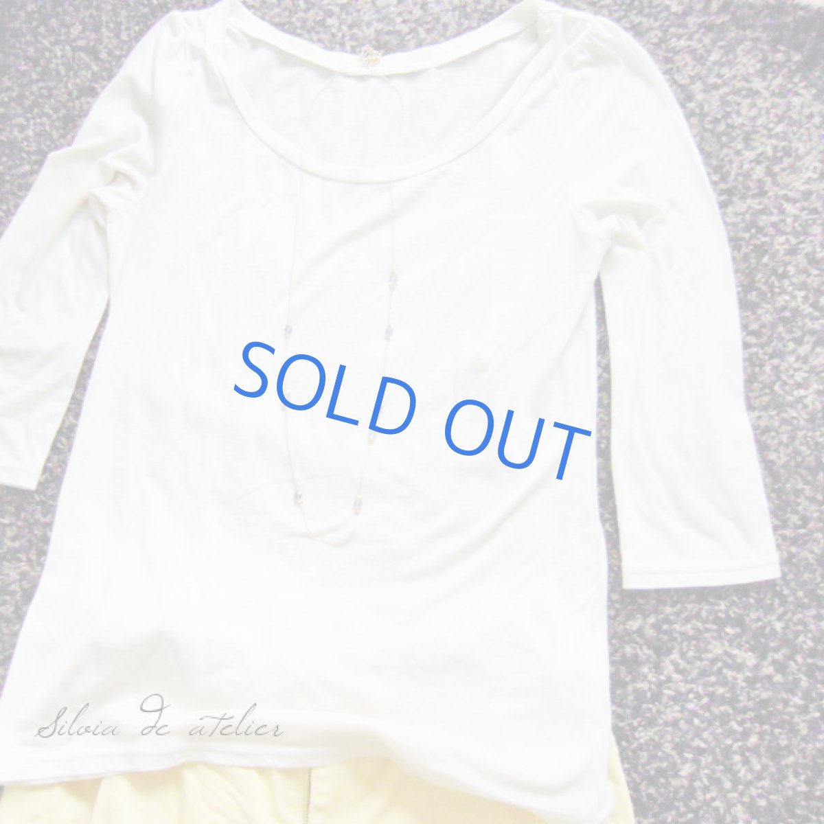 画像2: ラブラドライト＆アイオライト　ゴールドストリングスチェーンロングネックレス (2)