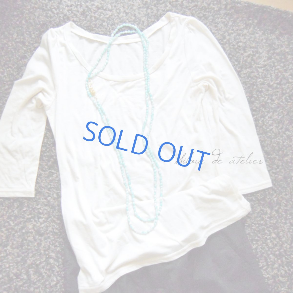 画像3: トルコ製金具 アマゾナイト スーパーロングネックレス (3)