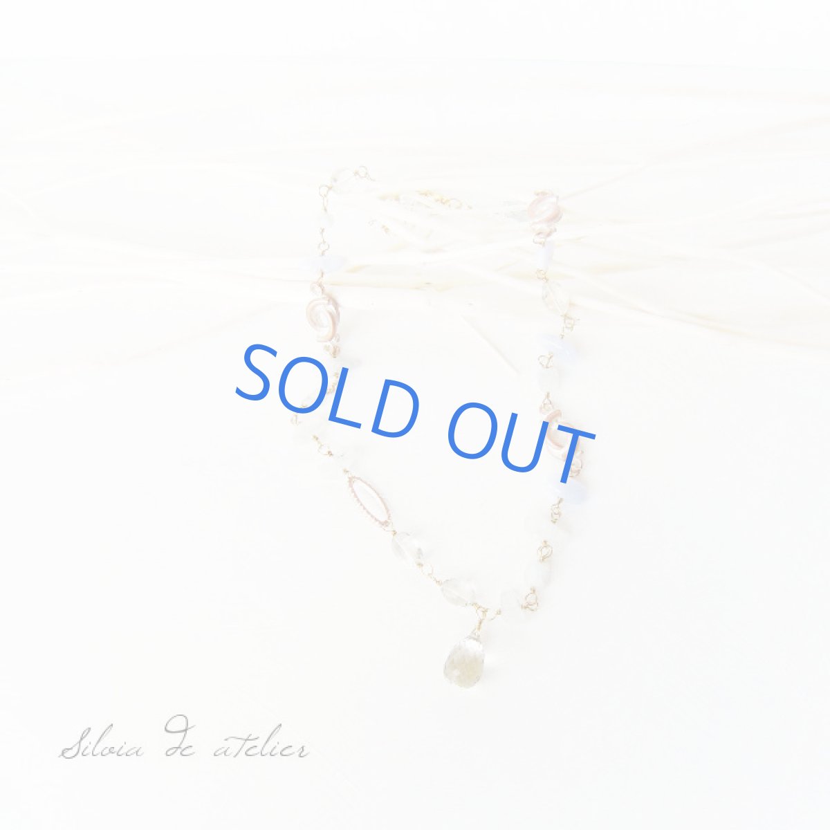 画像4: 大粒グリーンアメジスト ショートネックレス (4)