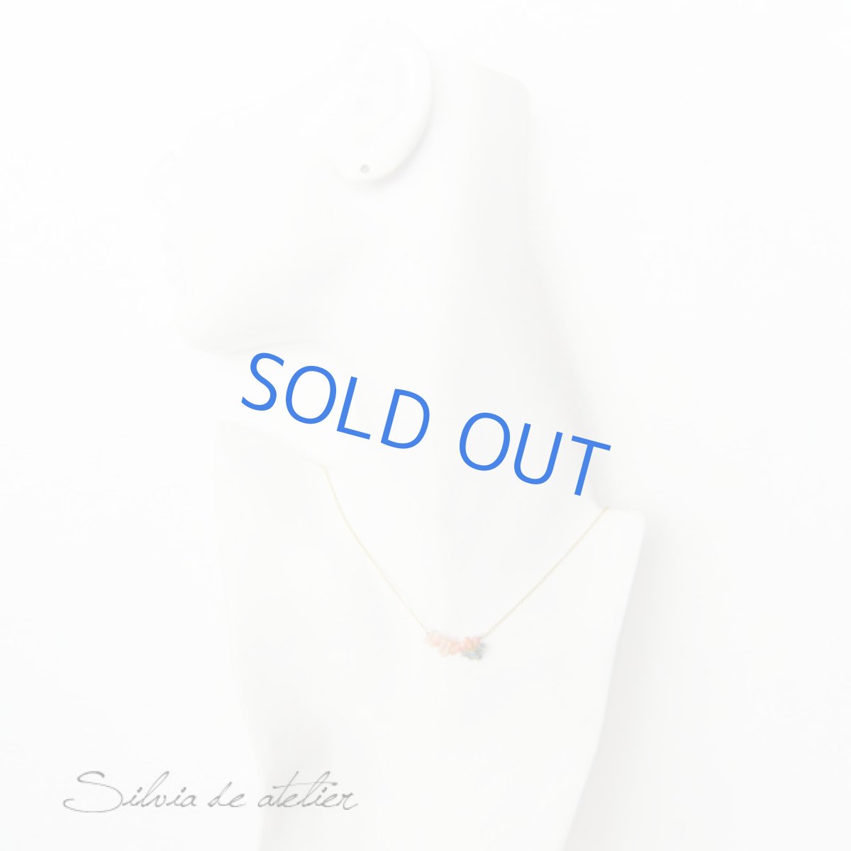 画像3: ピンクコーラル　グリーンアパタイトフリンジ　14kgfネックレス (3)