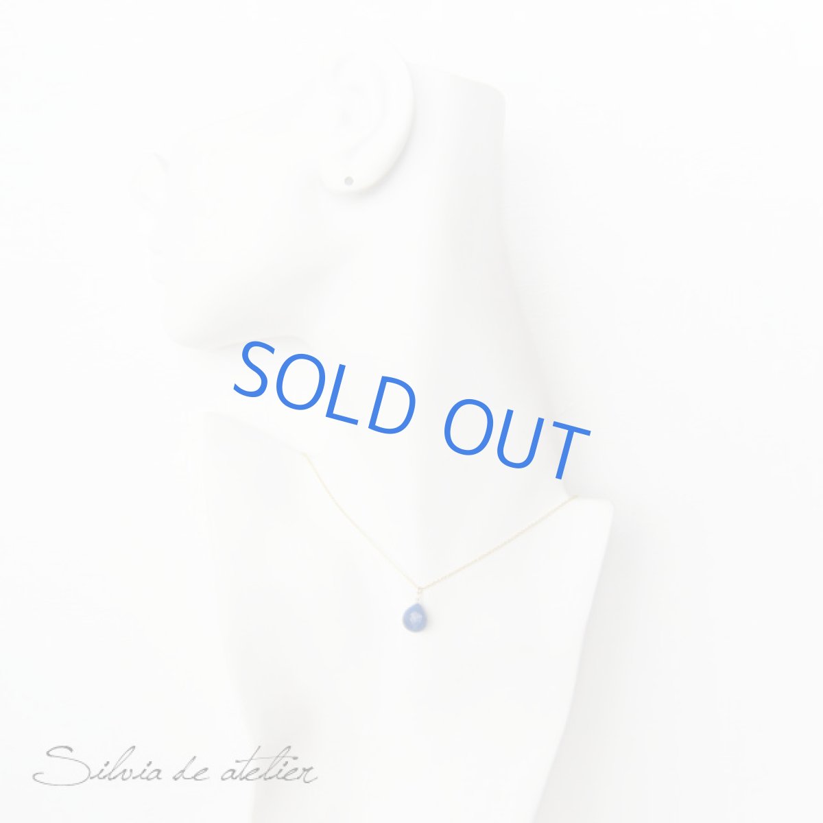 画像3: 大粒ラピスラズリ　マロンドロップ　一粒　14kgfネックレス (3)