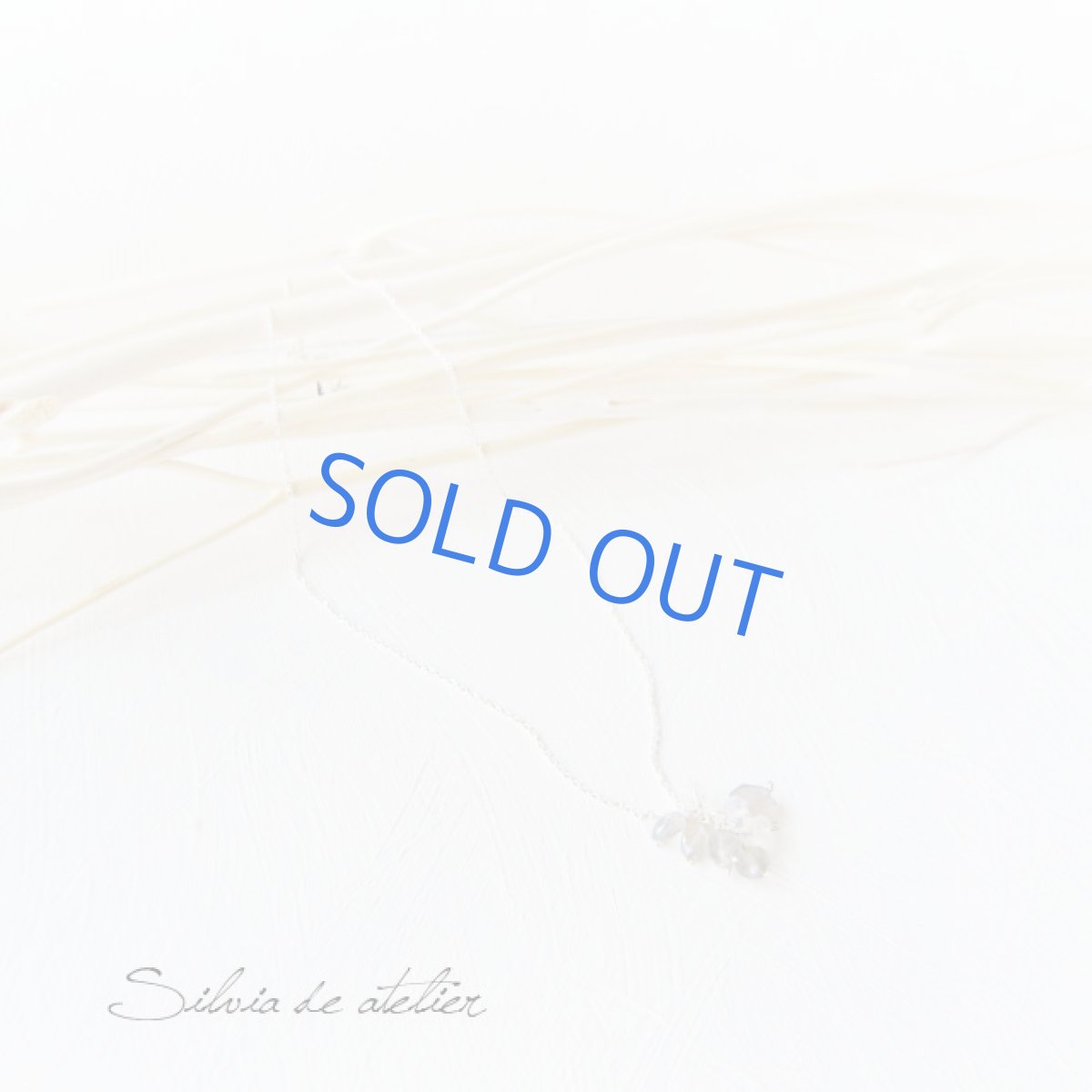 画像2: ラブラドライトタンブル　silver925ネックレス(バードチャーム付) (2)