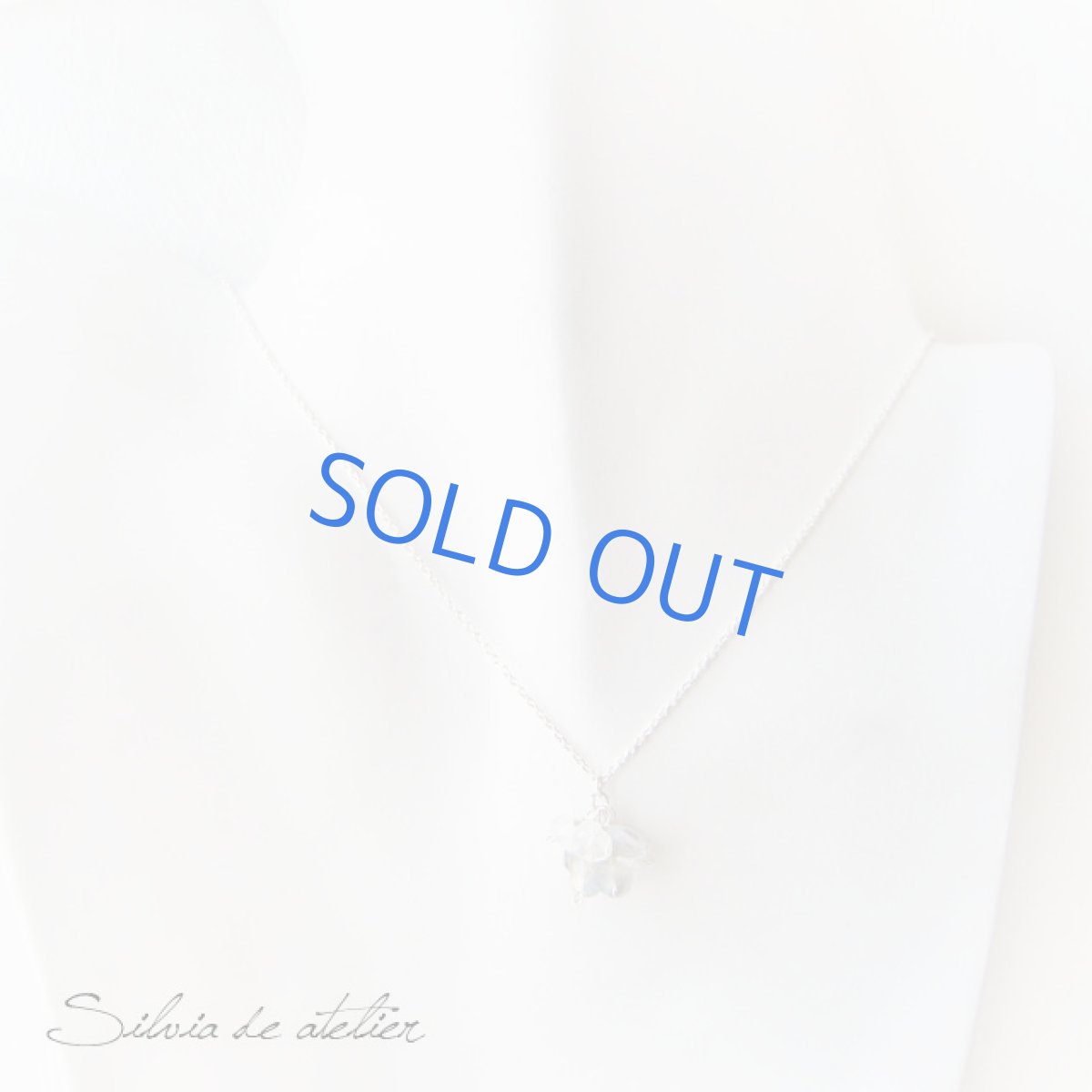 画像4: ラブラドライトタンブル　silver925ネックレス(バードチャーム付) (4)