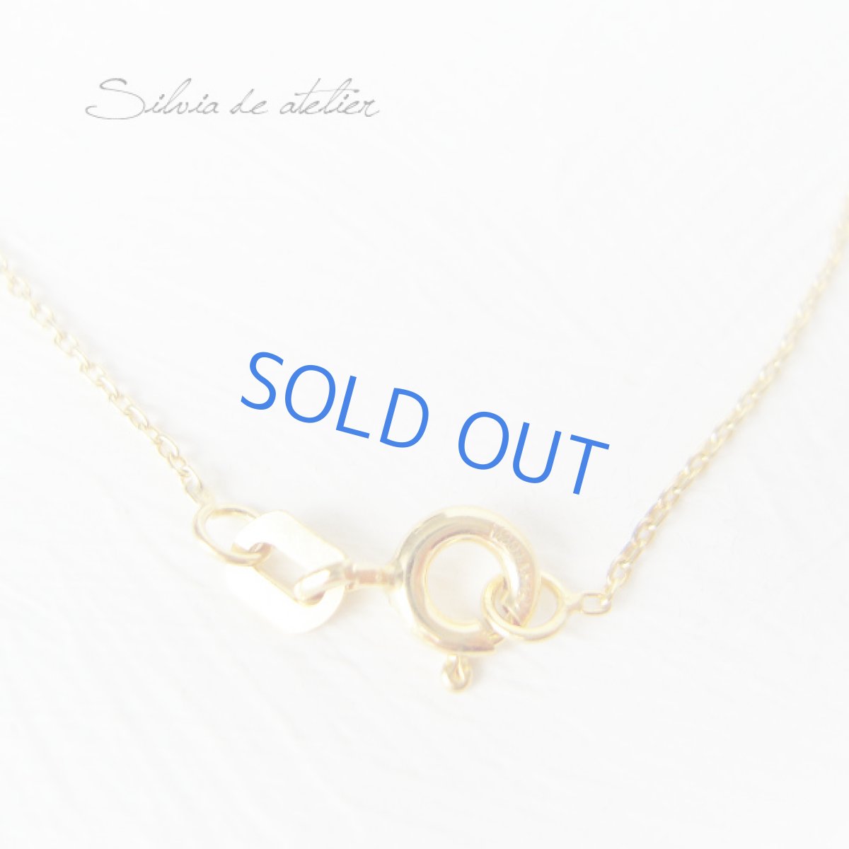 画像2: クリソプレーズ マロンドロップ 一粒 14kgfネックレス (2)