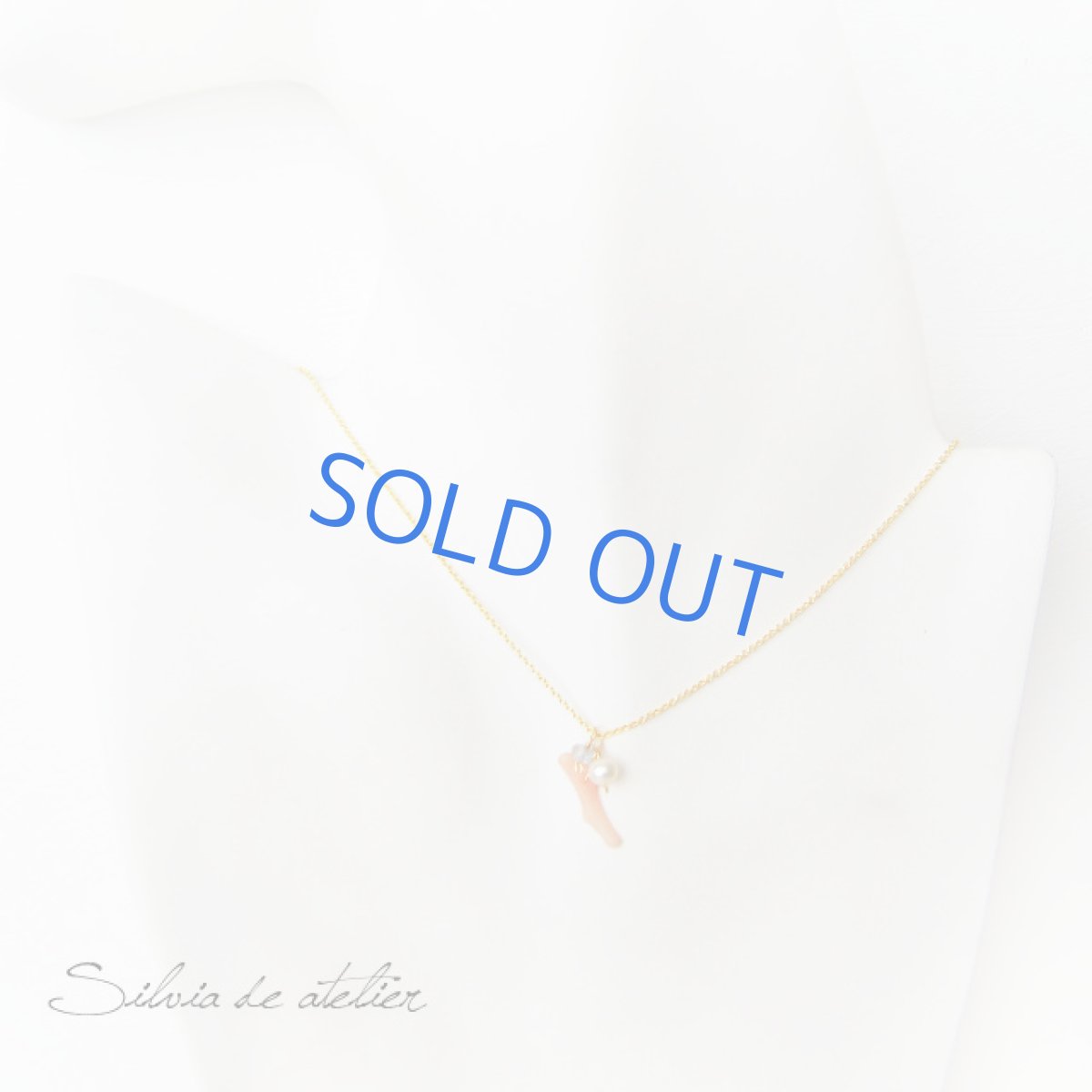 画像3: ピンクコーラル パール アクアマリン 14kgfネックレス (3)