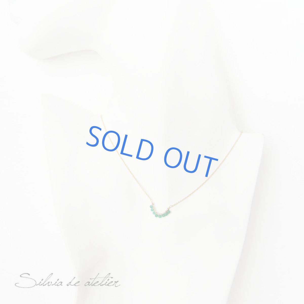 画像3: グリーンオニキス　コイルライン　14kgfネックレス (3)