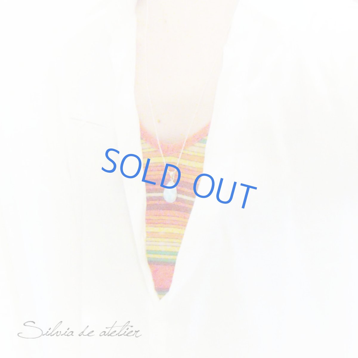 画像5: 【メール便送料無料!訳あり・特価】AAA- 高品質 カリビアンラリマール silver925フレーム チェーン&鹿革コード付 (5)