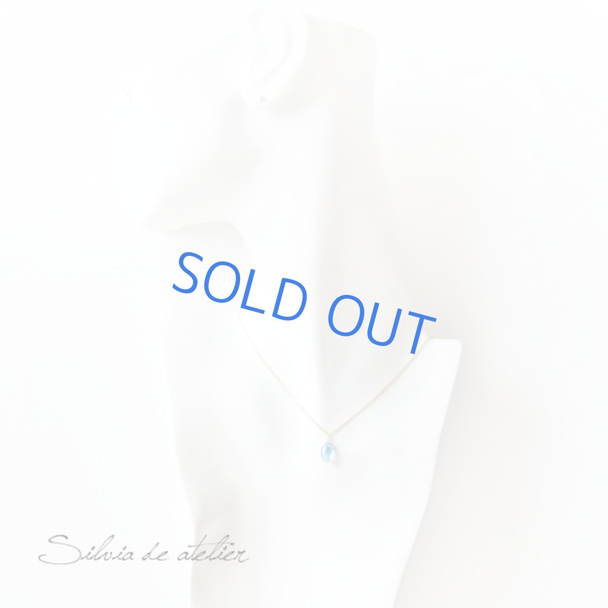 画像3: マーキスカット スイスブルートパーズ 14kgfネックレス (3)