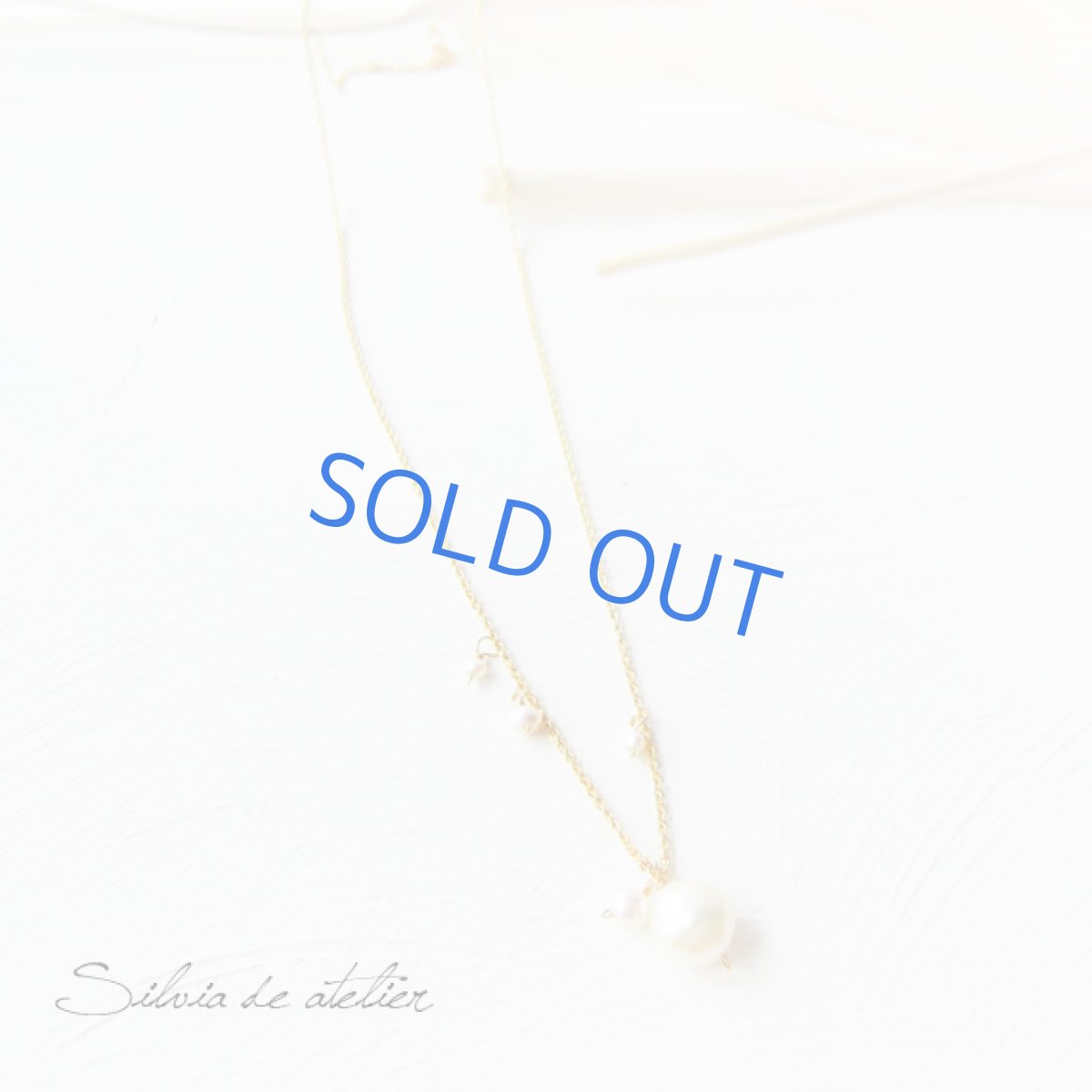 画像2: 淡水パール　フリンジ　アシンメトリー　14kgfネックレス (2)