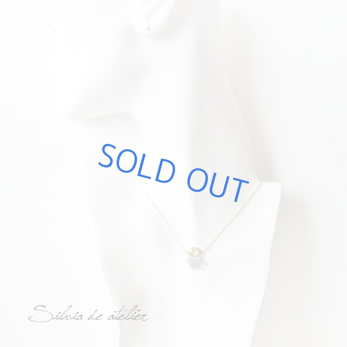 画像4: シャンデリアネックレス ビアクォーツタンザナイト 14kgfネックレス (4)