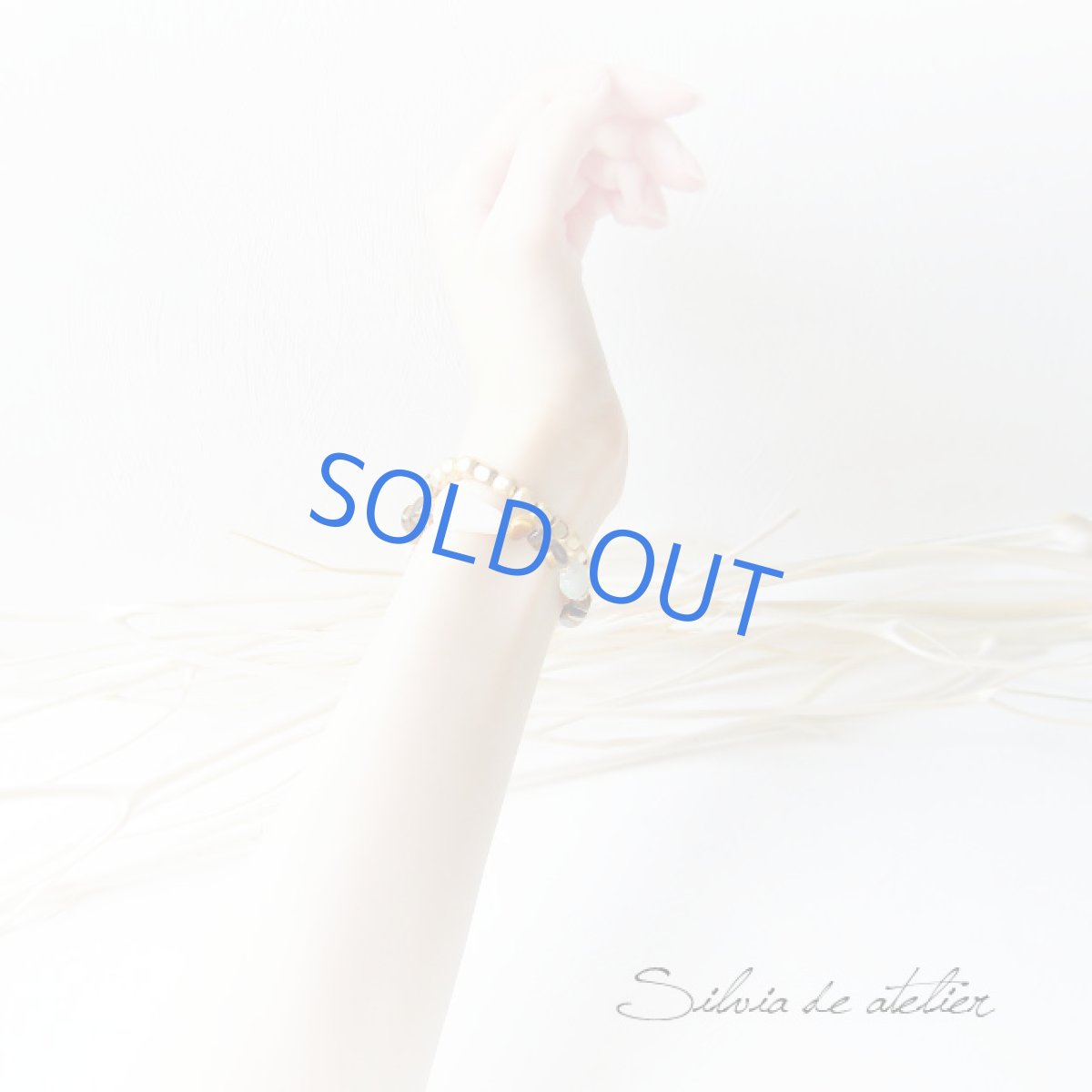 画像5: タイガーアイ＆メタルビーズ　カイヤナイト　フォスフォシデライト　2連ブレスレット (5)