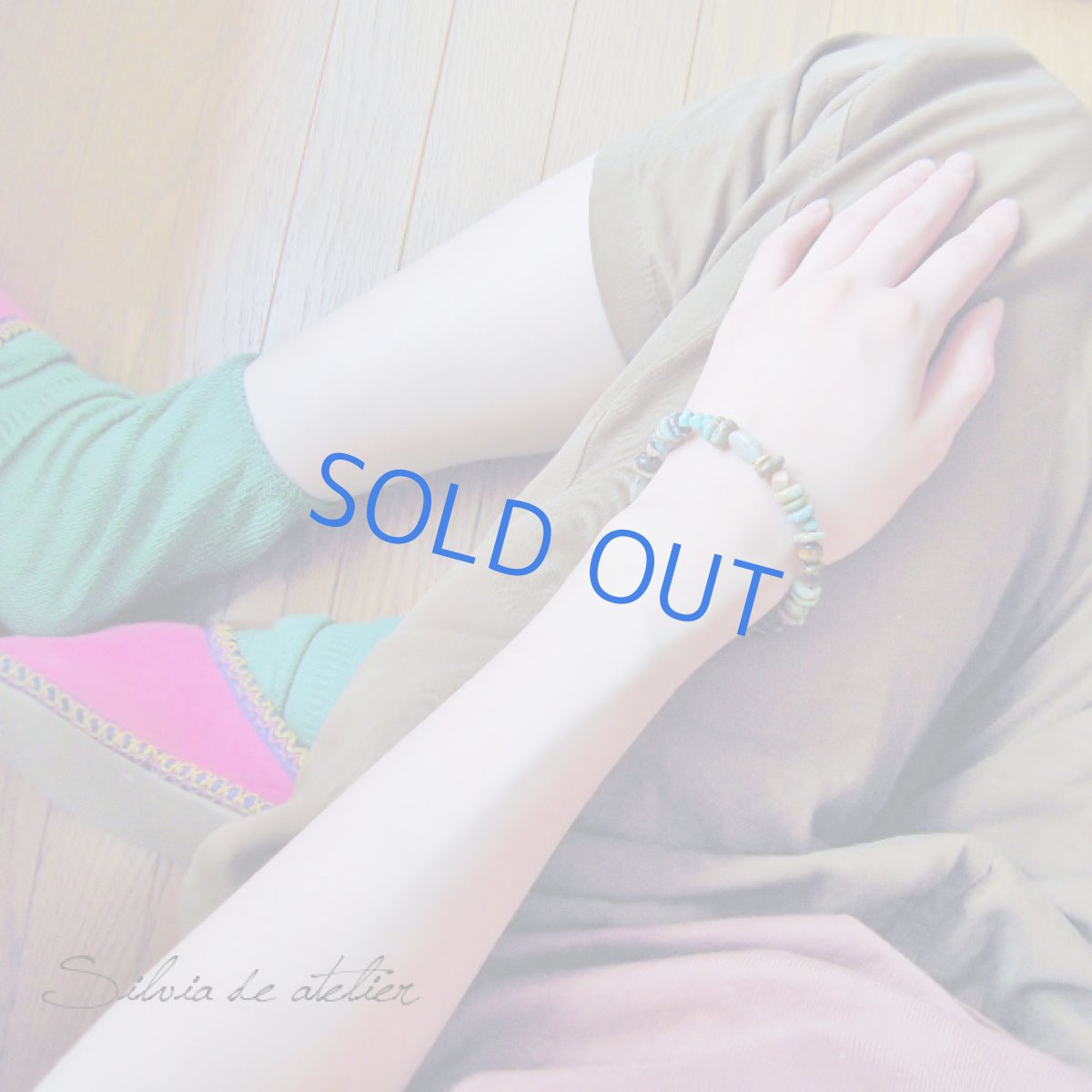 画像3: 色々ターコイズミックス　ブレスレット・アンクレット (3)