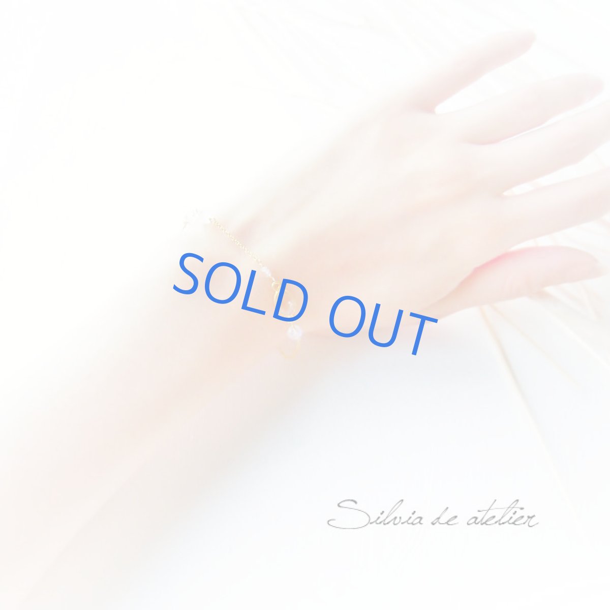 画像4: 真鍮クロス　シトリン　ヌード系カラー　14kgfブレスレット・アンクレット (4)