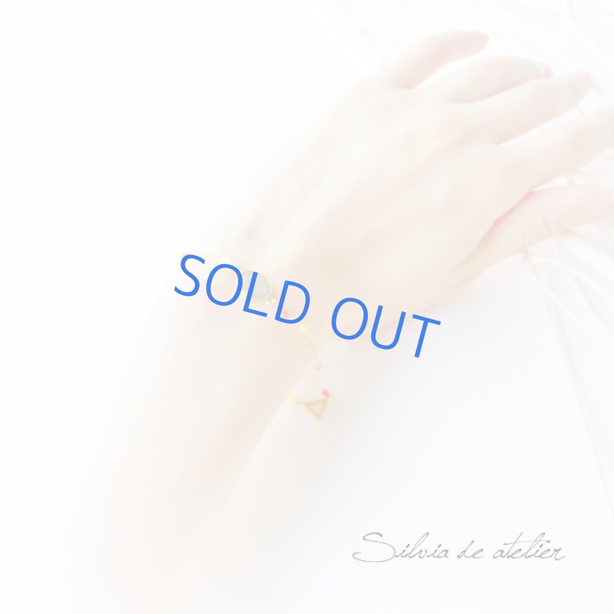 画像4: トライアングル　イエローオパール　レッドコーラル　14kgfブレスレット・アンクレット (4)