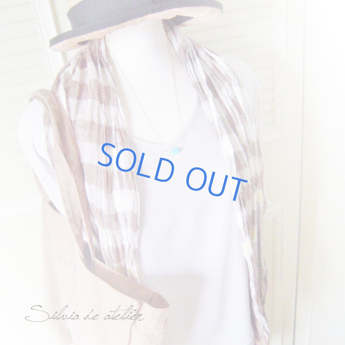 画像4: スリーピングビューティーターコイズ　タンブル　ゴールドストリングスチェーン　ネックレス (4)