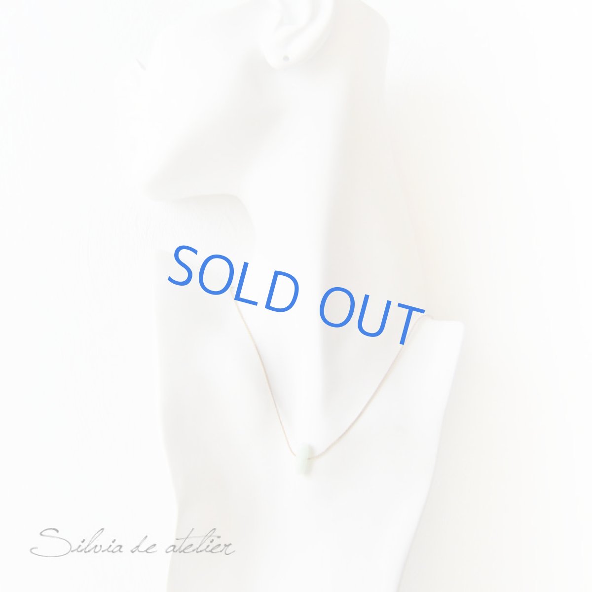 画像3: グリーンフェルスパータンブル　ゴールドストリングスチェーン　ネックレス (3)