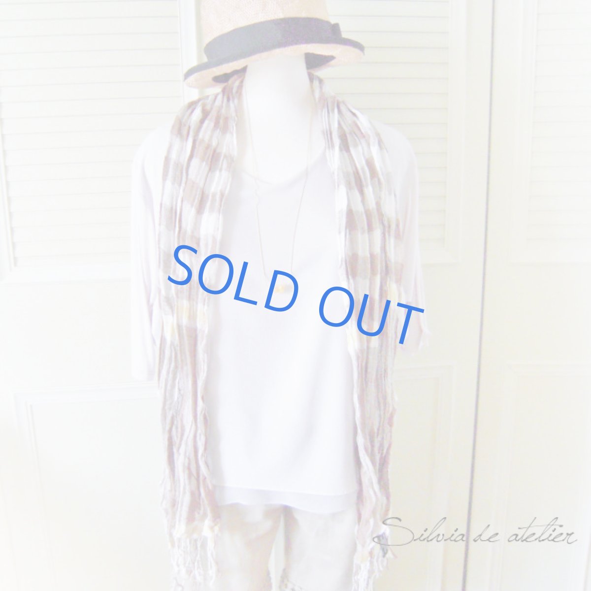 画像5: シトリンラフロックタンブル　ゴールドストリングスチェーン　ロングネックレス (5)