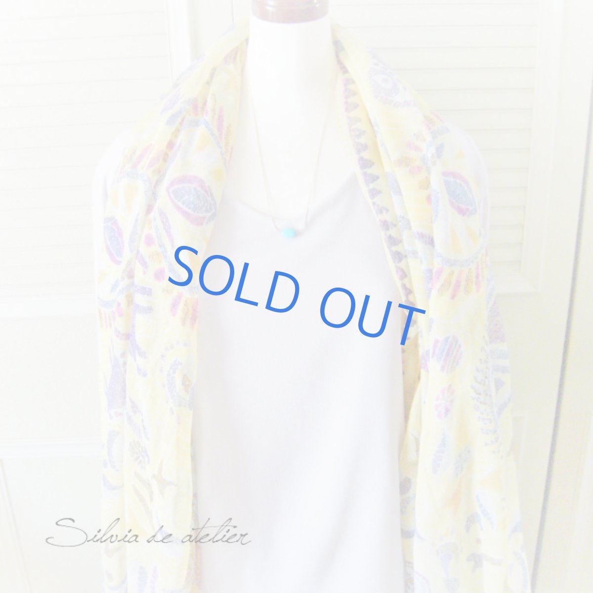 画像3: スリーピングビューティーターコイズ　タンブル　ゴールドストリングスチェーン　ネックレス (3)