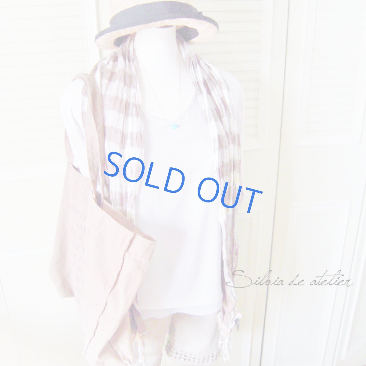 画像5: スリーピングビューティーターコイズ　タンブル　ゴールドストリングスチェーン　ネックレス (5)