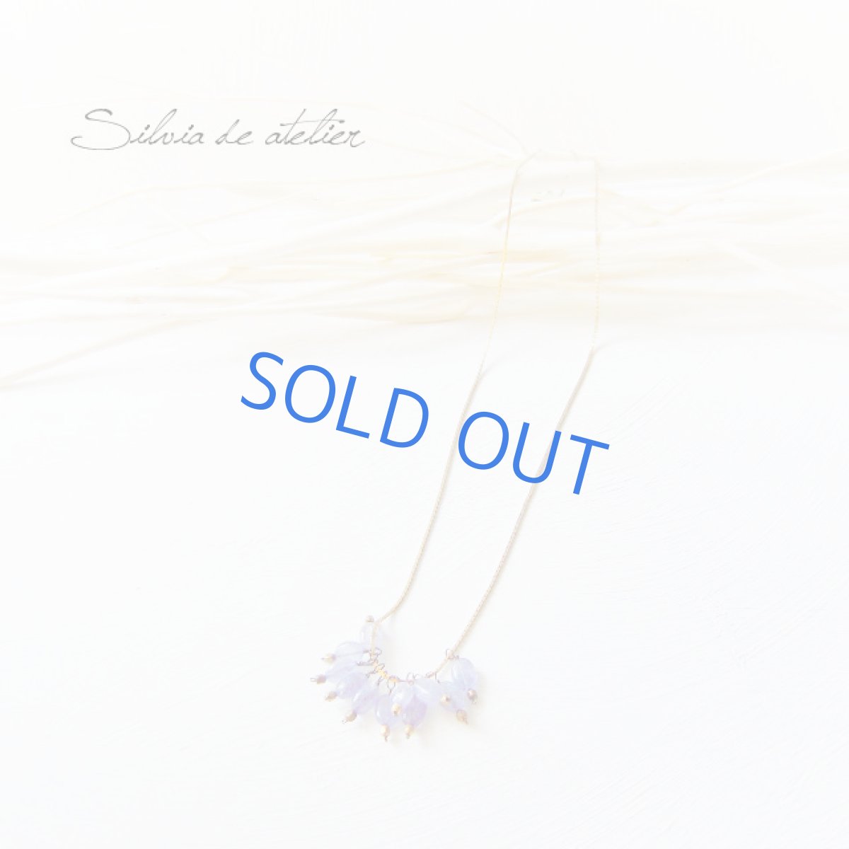 画像2: タンザナイト　ゴールドストリングスチェーン　ネックレス (2)