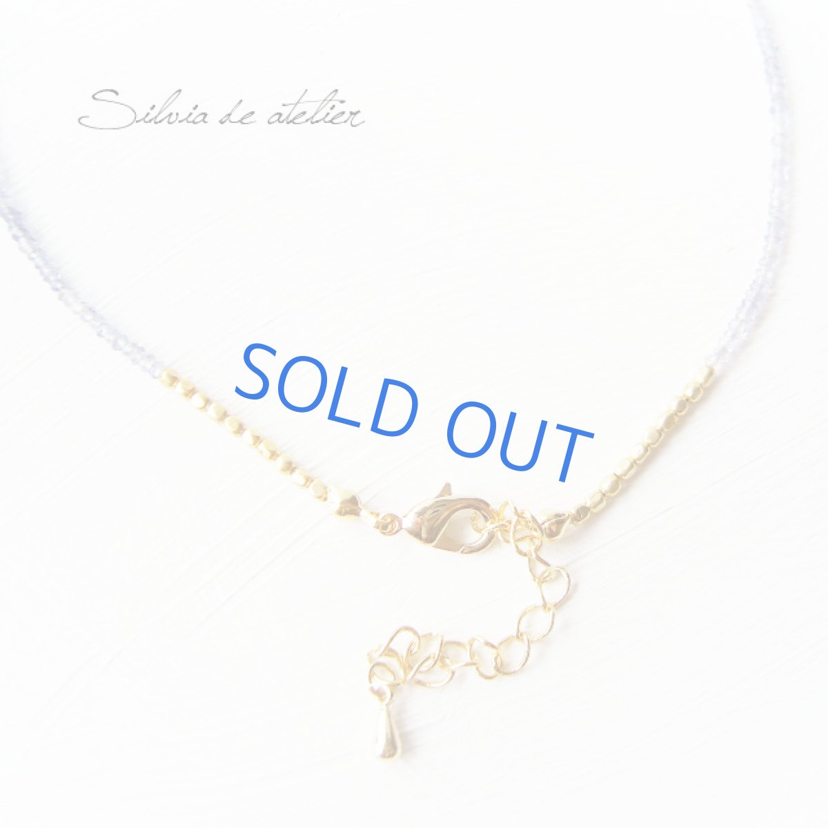 画像4: 2WAY レインボームーンストーン　アイオライト　ショートネックレス (4)