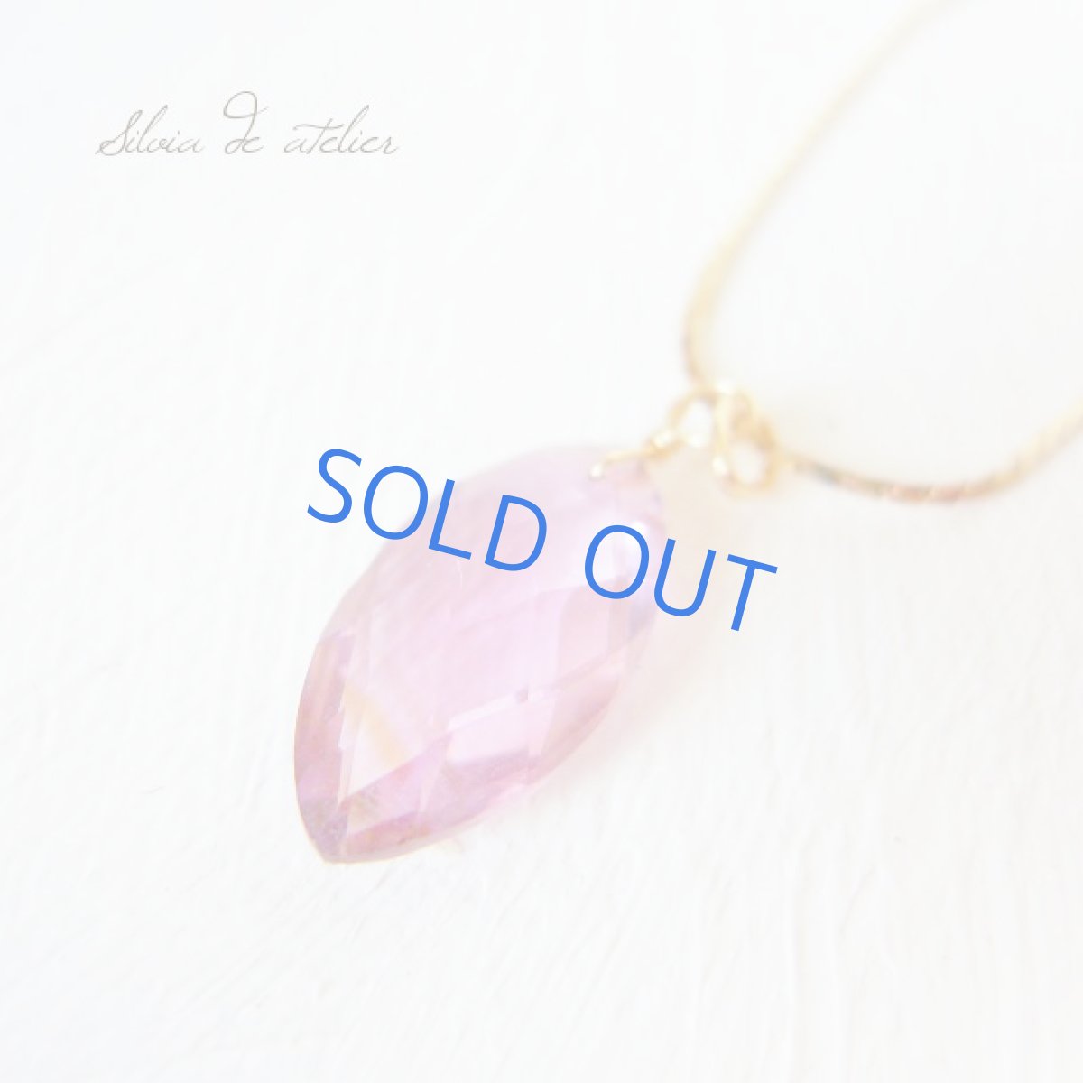 画像3: ＜訳あり＞アメジスト　マーキスカット　チャーム (3)