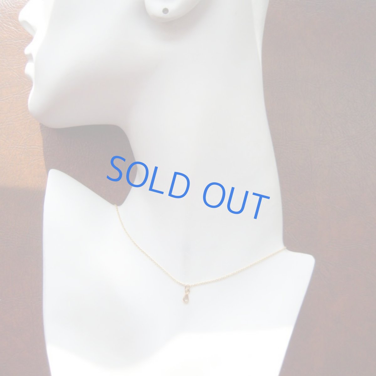 画像2: 14Kフレーム　天然プチダイヤモンド　ホワイトカラードロップ　14kgfネックレス (2)