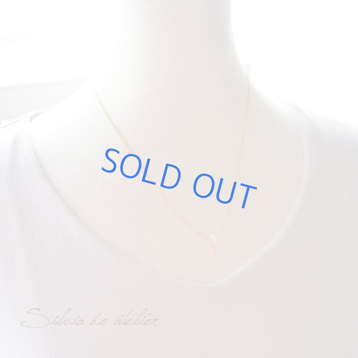 画像4: ３WAYホワイトパール　＆オパール　ロング14kgfネックレス (4)