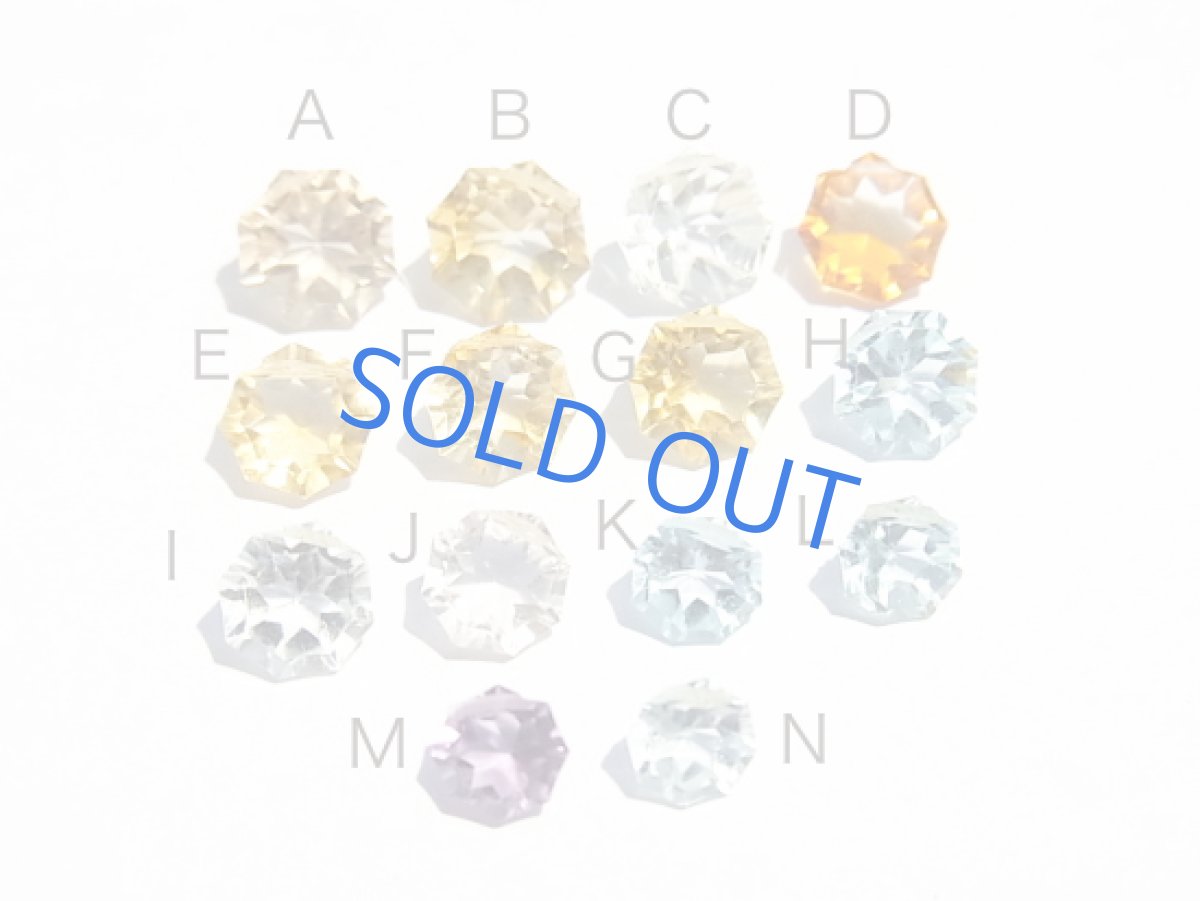 画像4: 残り1点・プチ　ブルートパーズ　スターダイヤモンドカット　パヴェ14ｋｇｆネックレス (4)