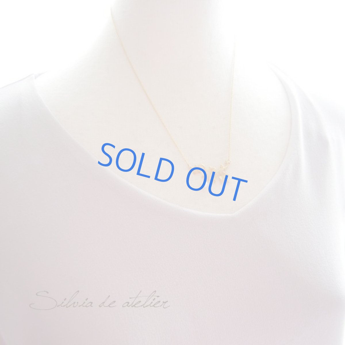 画像3: 淡水パール　蔦リーフチャーム　14ｋｇｆネックレス (3)