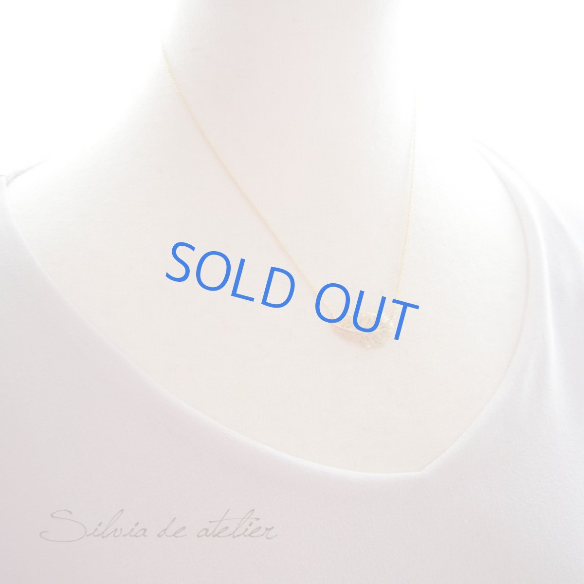 画像2: フェザー　チャーム　14ｋｇｆネックレス (2)