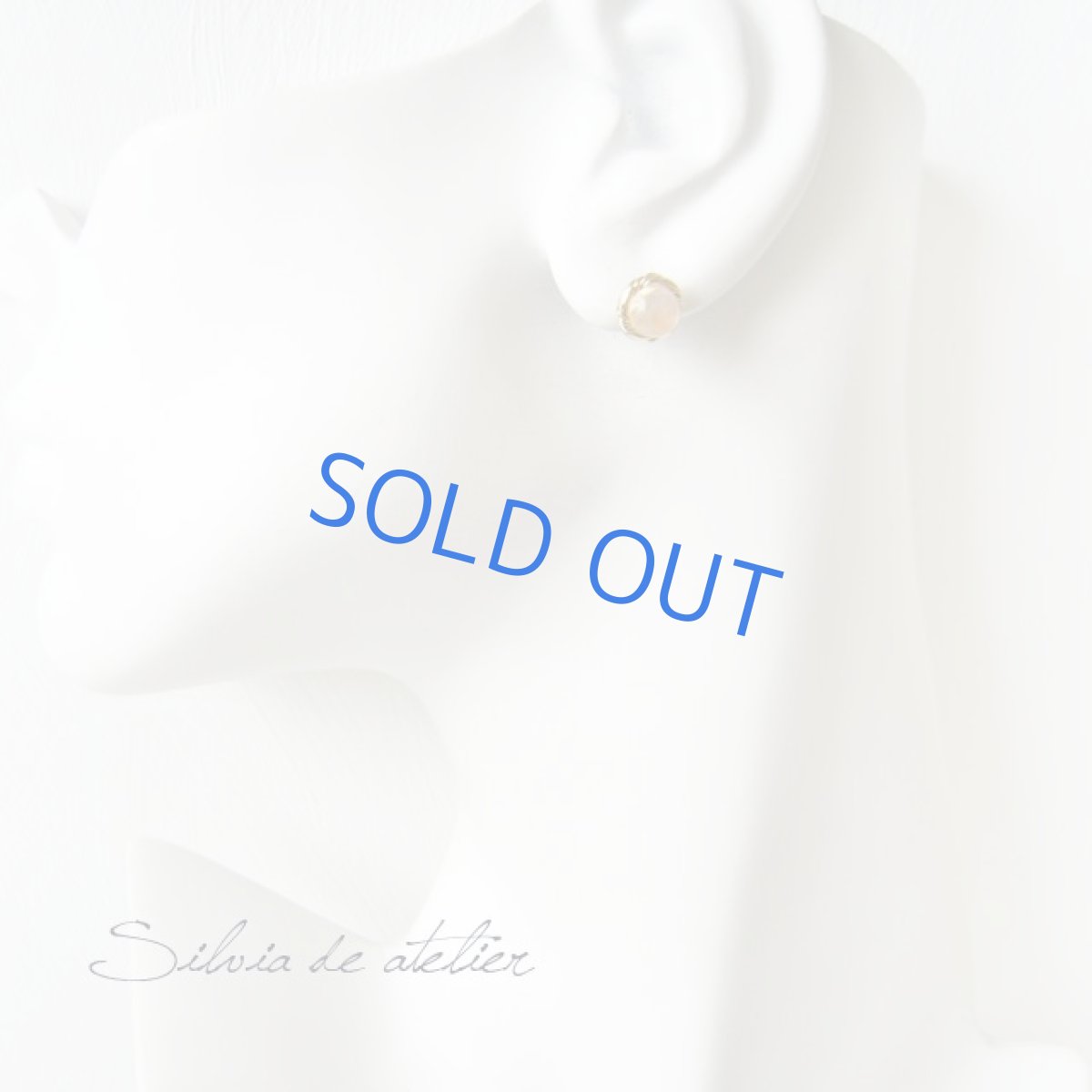 画像4: 在庫僅少　レインボームーンストーン　プチカボション　14ｋｇｆスタッドピアス (4)