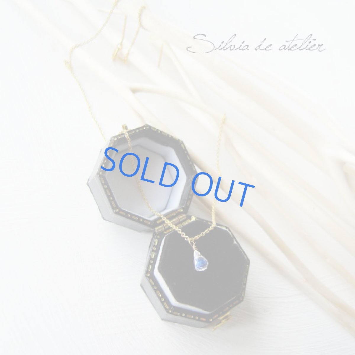 画像3: AAAロイヤルブルームーンストーン　カットドロップ　14ｋｇｆネックレス　 (3)