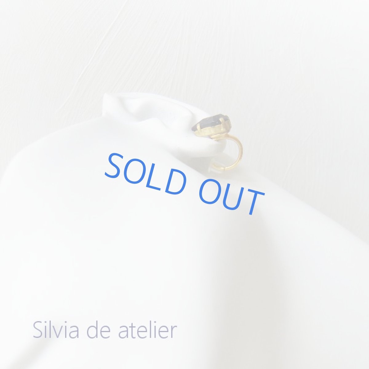 画像3: Vintage　ブラックドロップパーツ　イヤーカフ＆イヤリング (3)