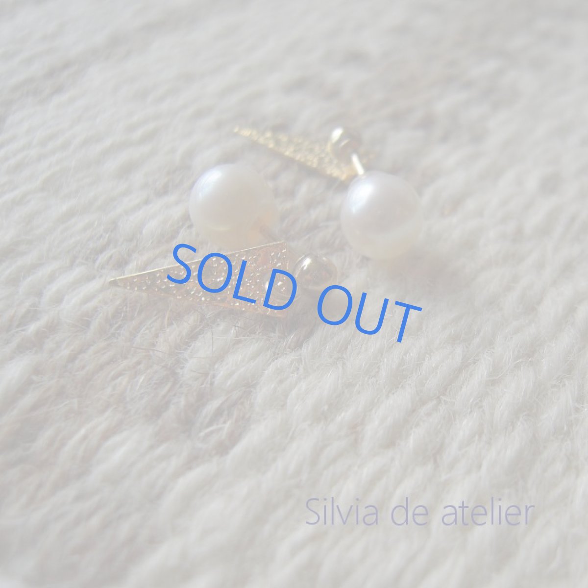 画像4: ２WAY　淡水パールキャッチ　トライアングル　14kgfポストピアス (4)