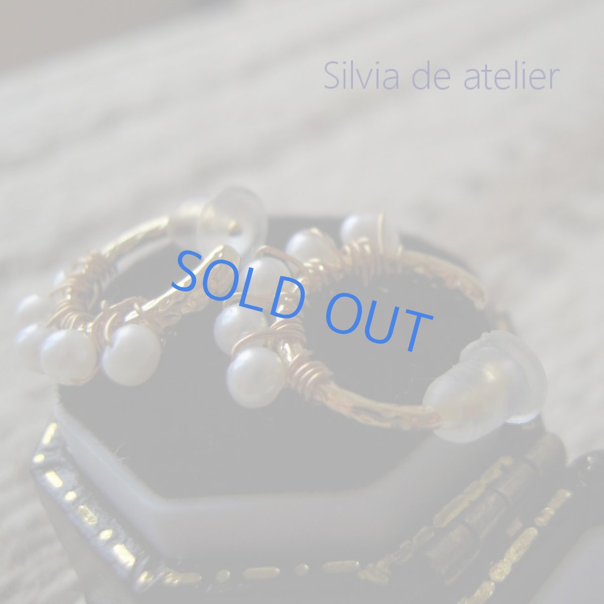 画像2: 淡水パールワイヤー イヤーカフ&イヤリング (2)