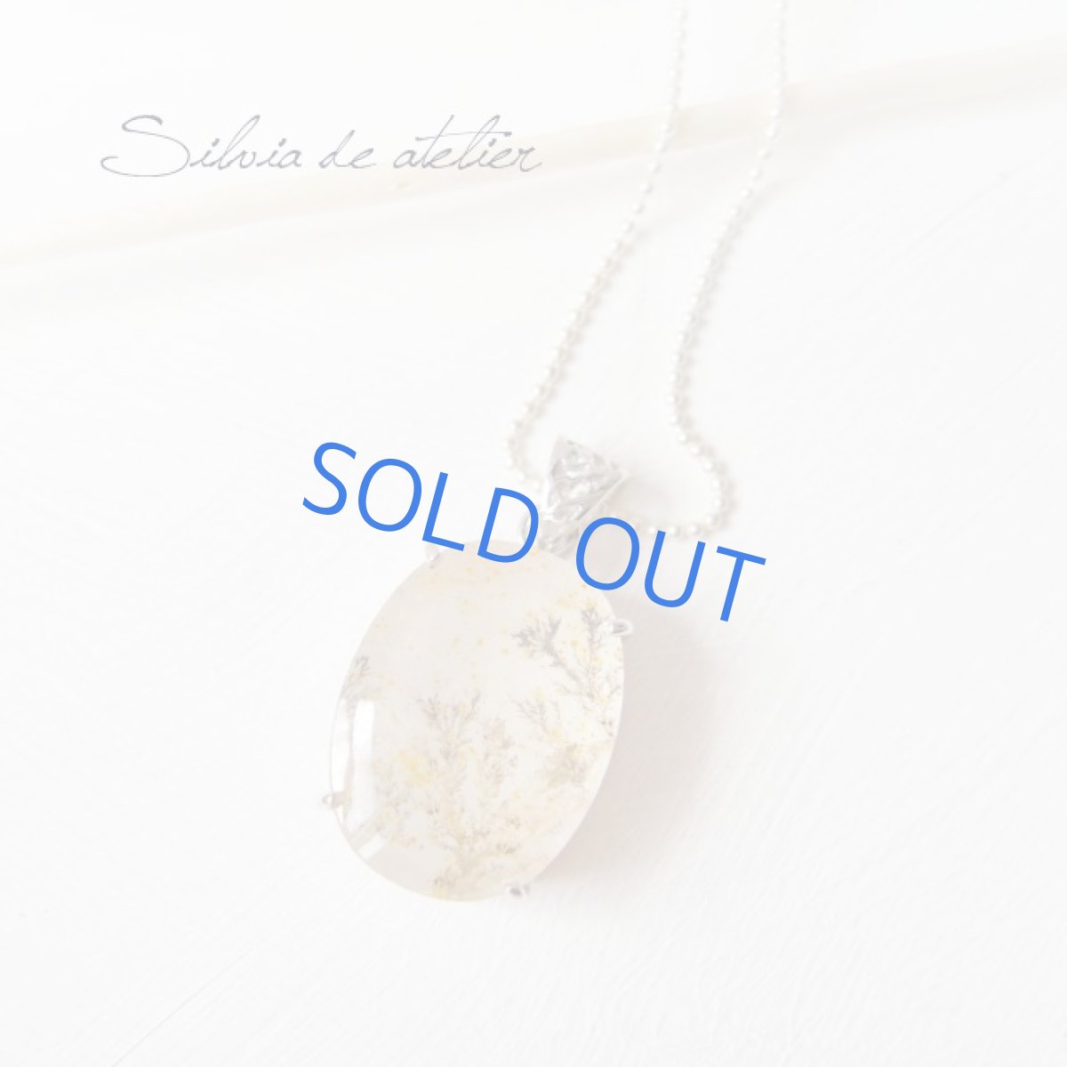 画像2: 【mimosa】AAAデンドリティッククォーツ　シルバーネックレス (2)