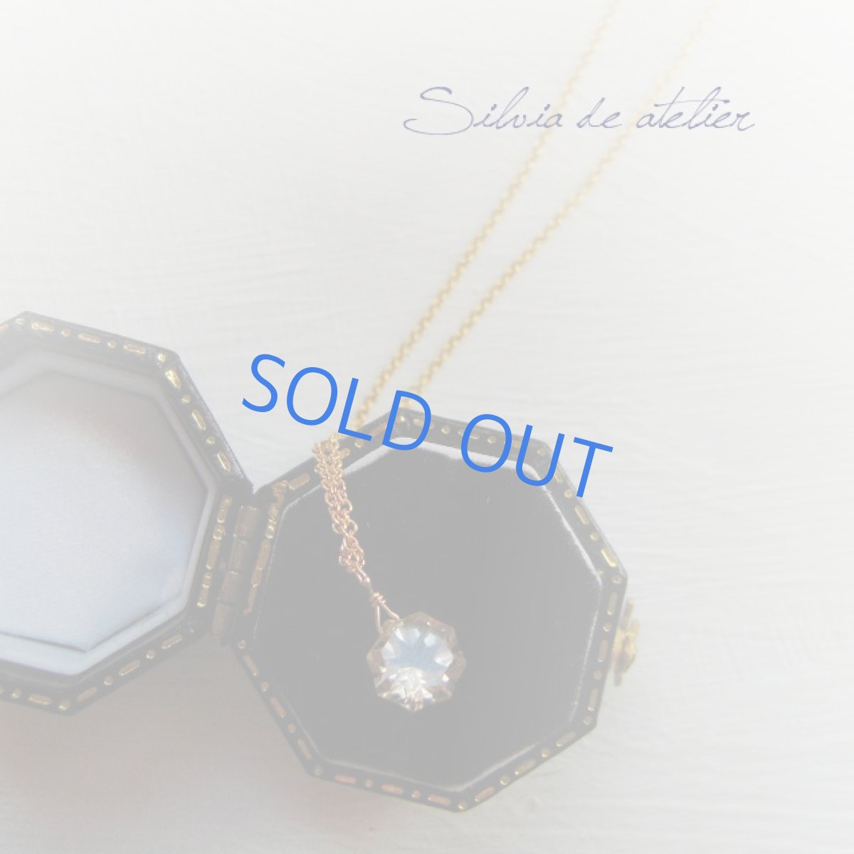 画像3: シャンパンクォーツ　スターダイヤモンドカット　パヴェ14ｋｇｆネックレス (3)