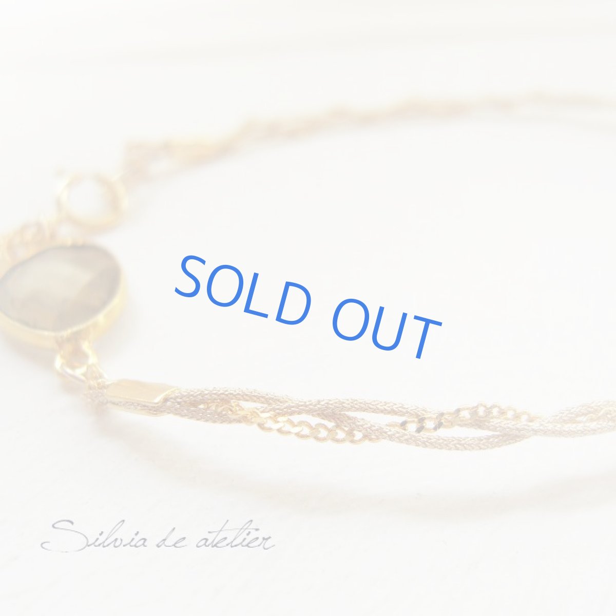 画像3: ビアクォーツ　シンプル　ゴールドツイストストリングス　ブレスレット (3)