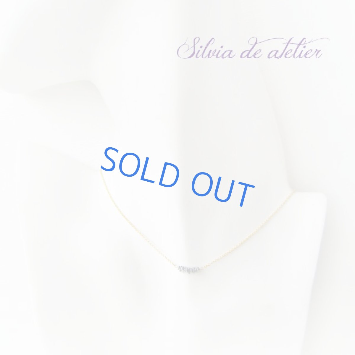 画像4: ＜シルバー＞ヘマタイト　スライスカット　ライン　14ｋｇｆゴールドネックレス (4)