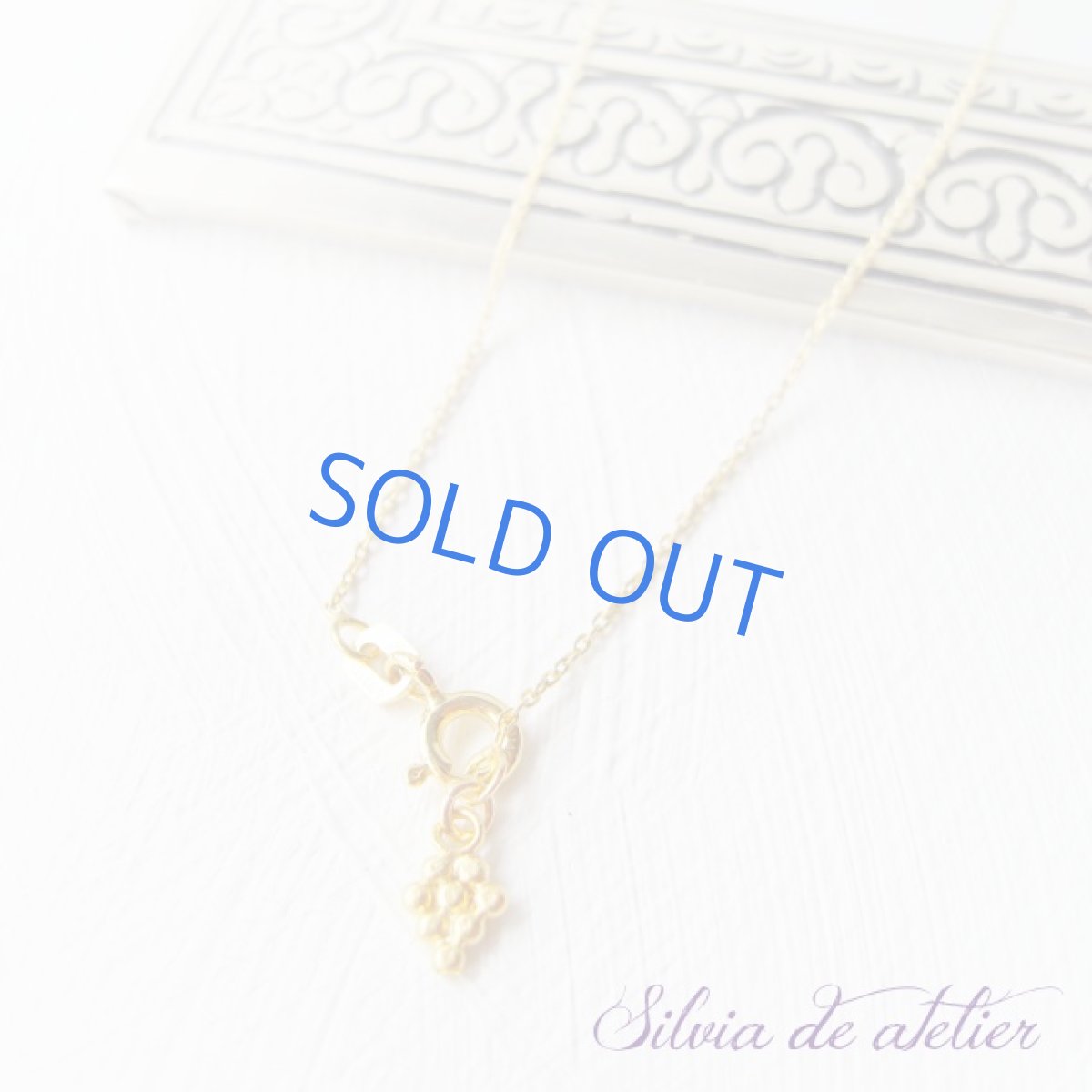 画像4: ＜mix＞へマタイト　スライスカット　ライン　14ｋｇｆゴールドネックレス (4)